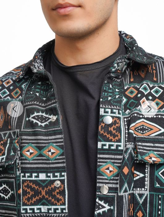 НОВИНКА Джинсовая этно рубашка