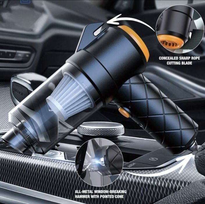 Mini Aspirator Portabil 6 in 1- Masina, calatorii& Situatii de Urgenta