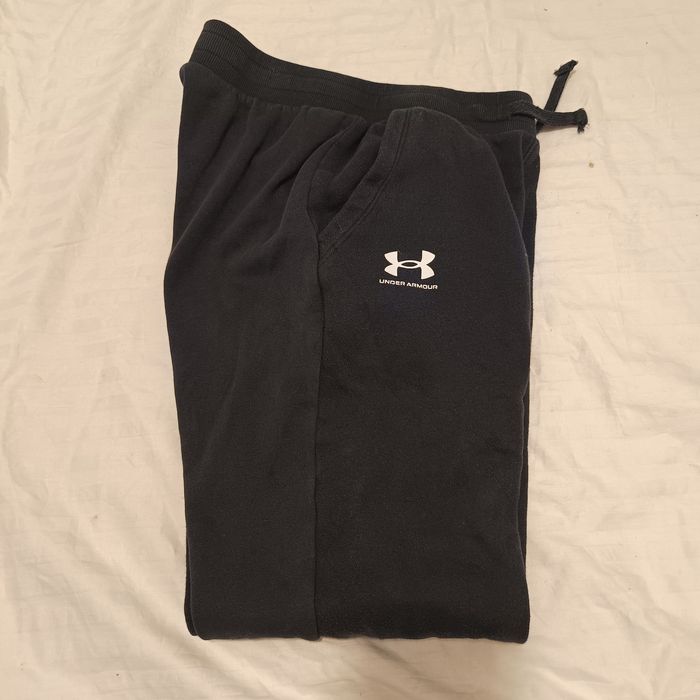 Pantaloni trening under armour bumbac copi 12-14 ani
