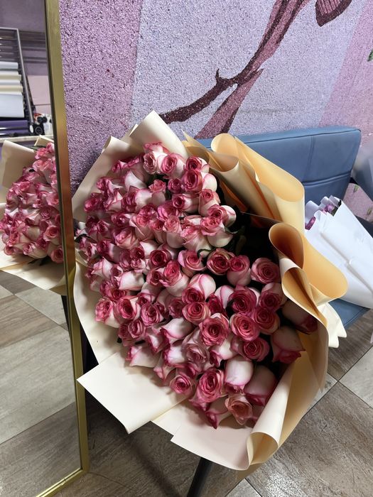 Цветы свежие 51 роза