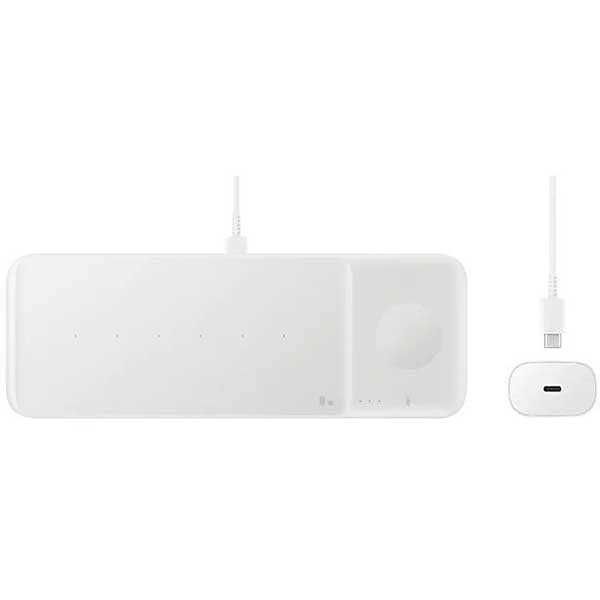 Incarcator SAMSUNG Wireless Charger Trio EP-P6300TWEGEU 25W White