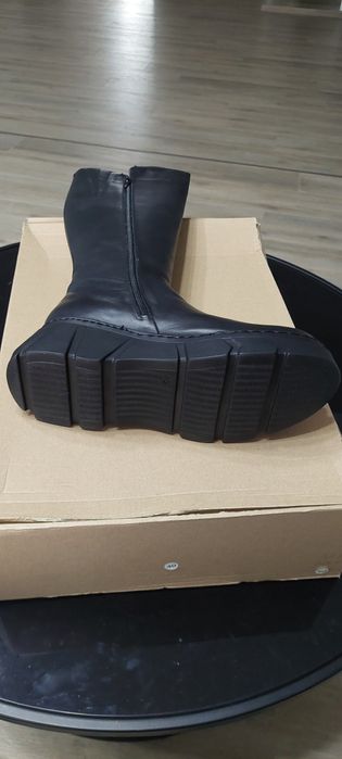 Cizme înalte piele import Italia