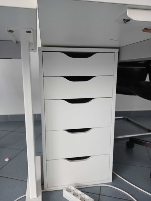 Rollbox - comodă cu rotile, alb