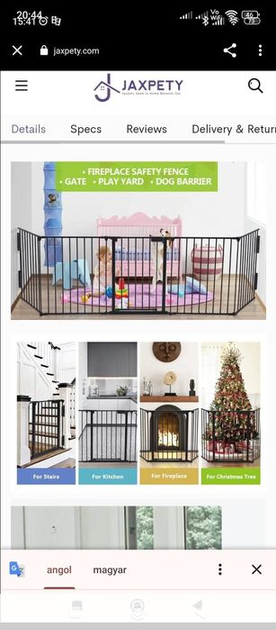 Gard de protectie pentru semineu 3m,