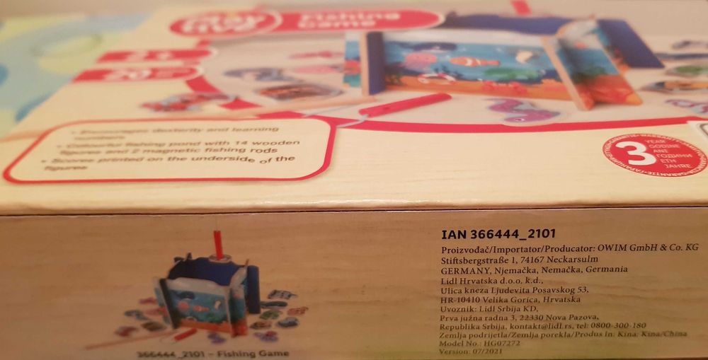 Joc de pescuit din lemn, Fishing game