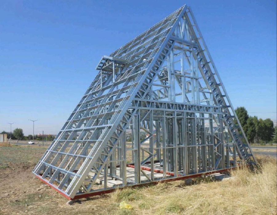 Сглобяеми Преместваеми Вили Жилищни Вила А образна - 75м2 Кредит