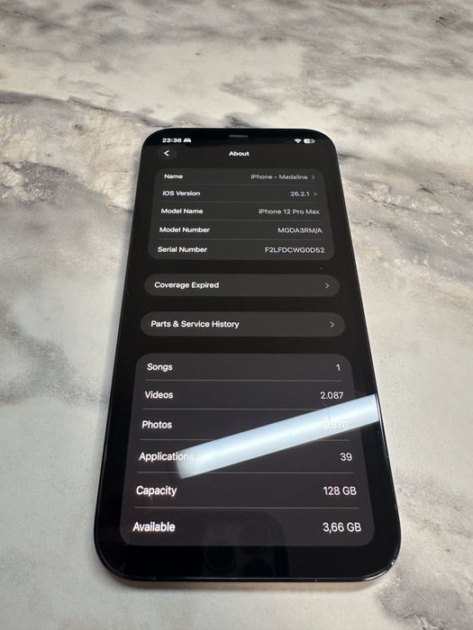 iPhone 12 Pro Max  Pacific Blue - 128 GB