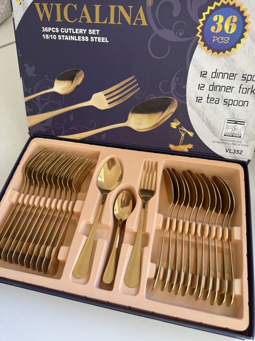 Набор ложек вилок 36 предметов