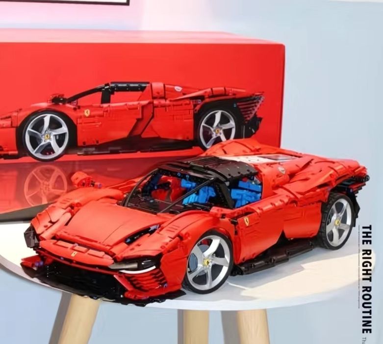 Конструктор лего Ferrari Daytona SP3 и рамка держатель 50×80 см