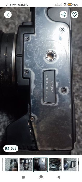 Aparat foto Minolta 5000AF obiectiv Exacta + filtru Hoya