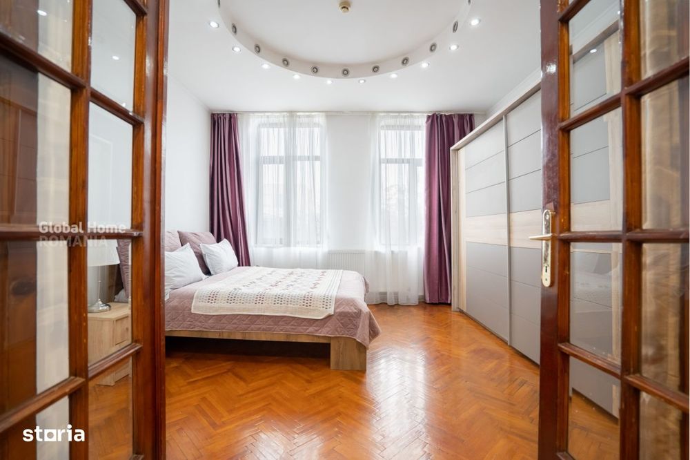 6-Room Apartment  Cismigiu Garden  Private Heating System  Parking
