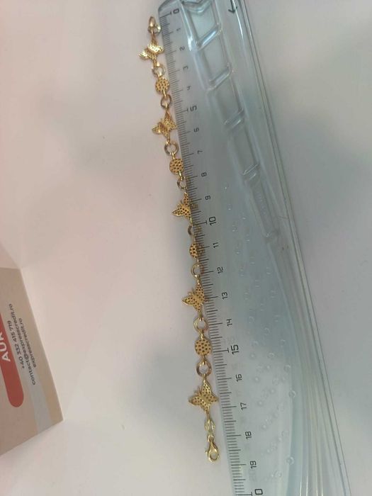 (AG41) Bratara aur, 14k b51634.6 Certificat de garantie