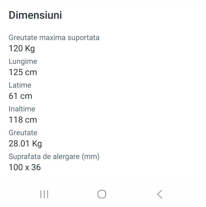 Vând banda alergat HomCom