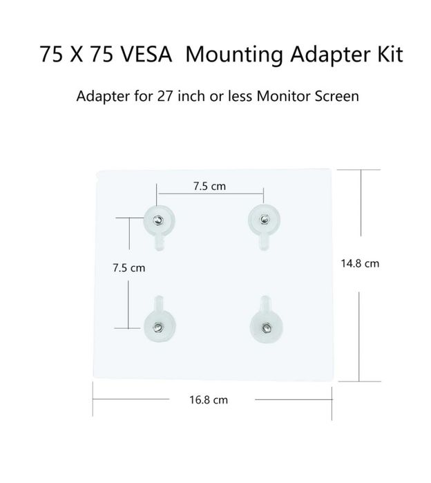 Адаптер-крепление VESA для монитора кронштейн (13–27”)