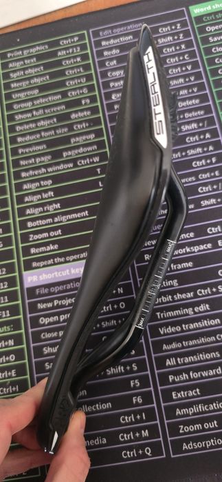 карбонова седалка  Pro stelth carbon 142 mmm