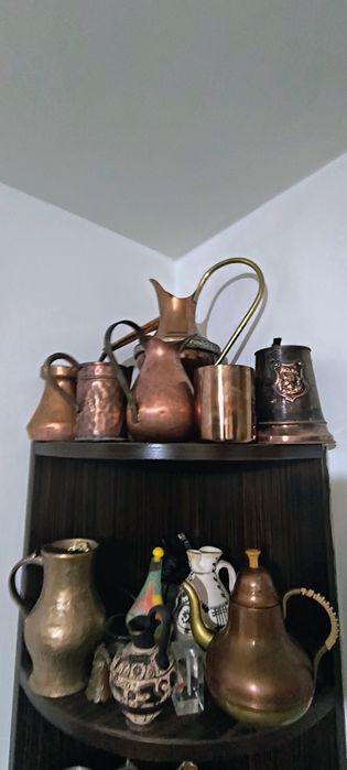 Cană cupru  pur vechi