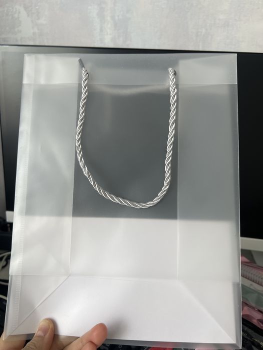 Подарочный прозрачный пакет