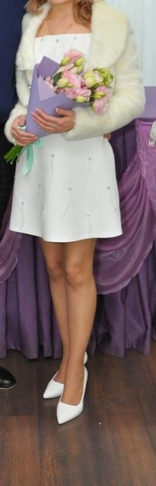 Шубка свадебная 44 размер