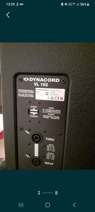 Vând sistem dynacord. W.