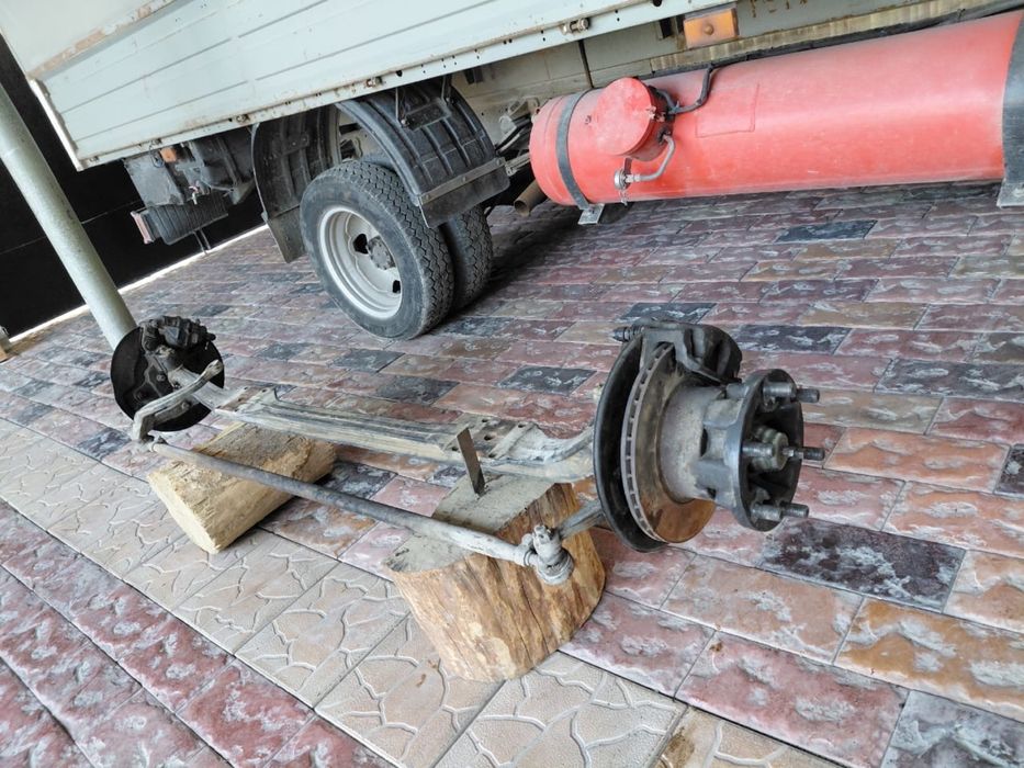 Передний мост от газели