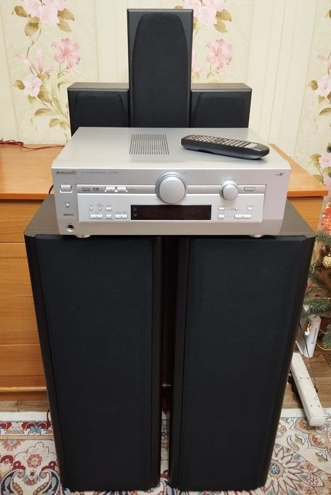 Акустическая система 5.0 Radiotehnika S-50 Lux + Ресивер Panasonic
