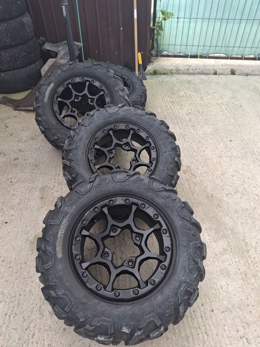 Can am Jante Beadlock 14 cu cauciucuri
