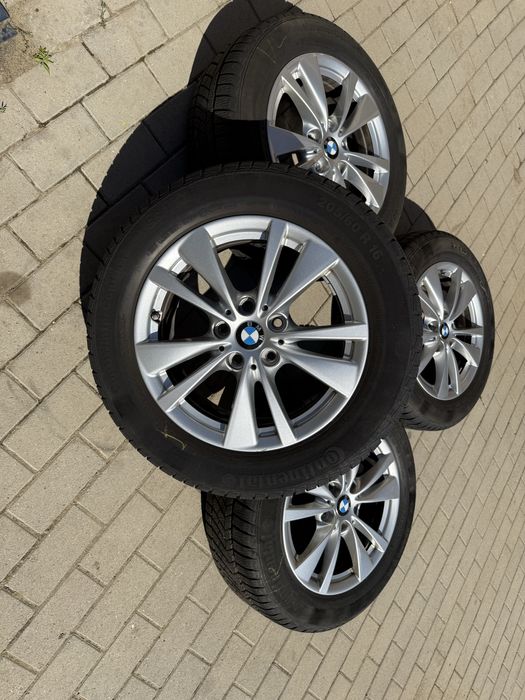 Jante 5x112 Bmw Seria 1 2 originale 205 60 16  continental iarna