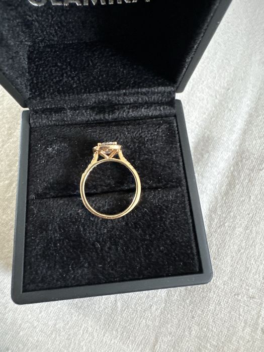 Годежен пръстен Glamira - розово злато с диаманти