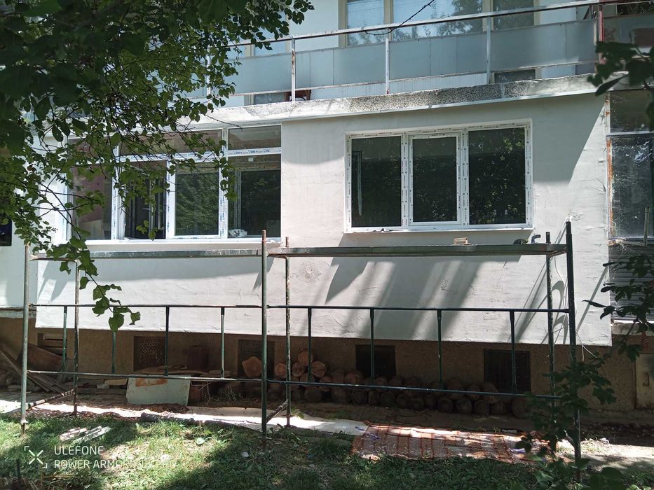 Външни топлоизолации със скеле