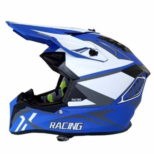 Каска Мотор Крос/АТВ/Бъги/Вело два Цвята