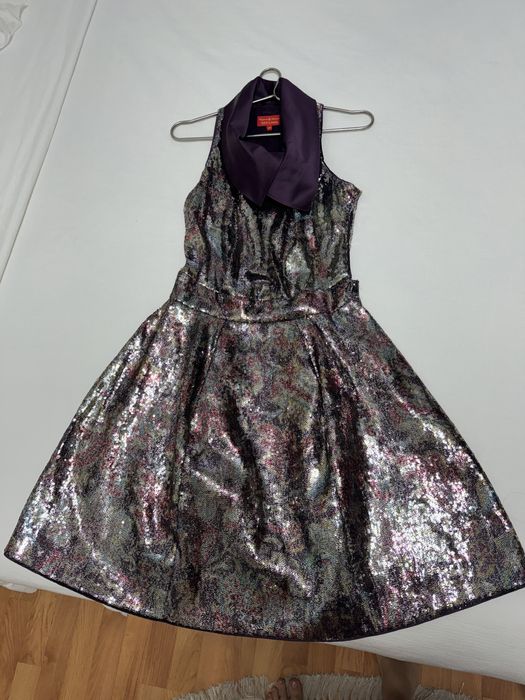 Vivienne Westwood оригинал, вечернее платье в пайетках