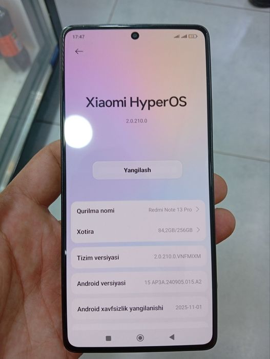 Redmi note 13 pro 100% javob beraman