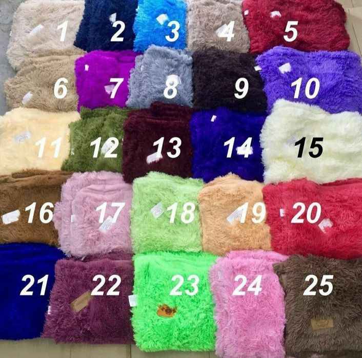 Снежинка Травка и Овечка плед оптом ва донага