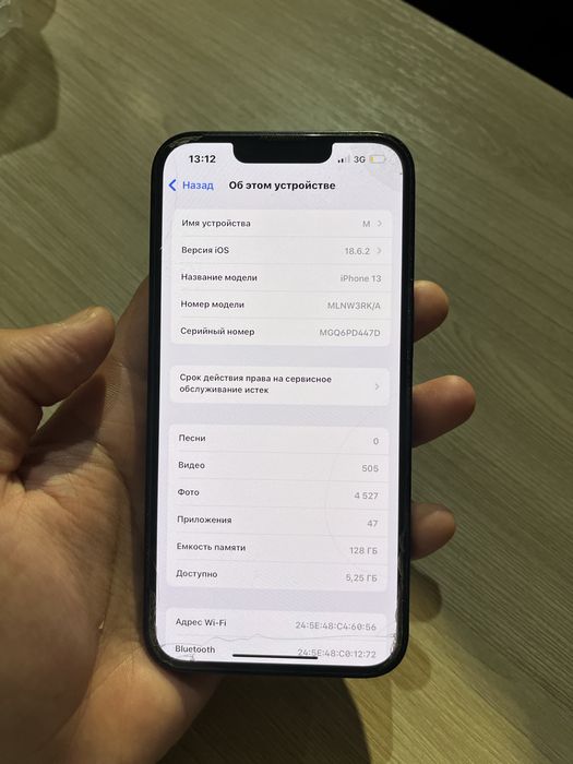 iphone 13 темно синий