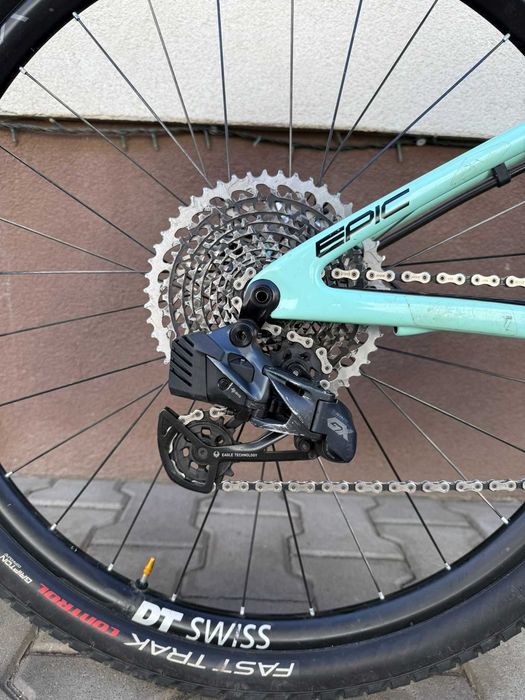 S-works Epic full suspension 2020, Sram AXS, roti carbon, M, 10.5 kg, acte