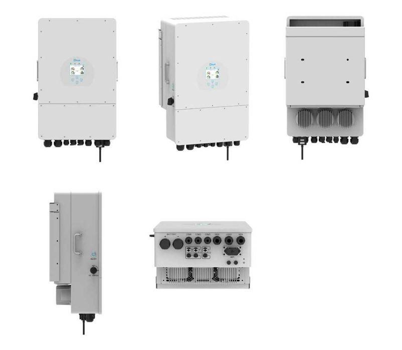 Хибриден трифазен високоволтов инвертор 50 kW DEYE