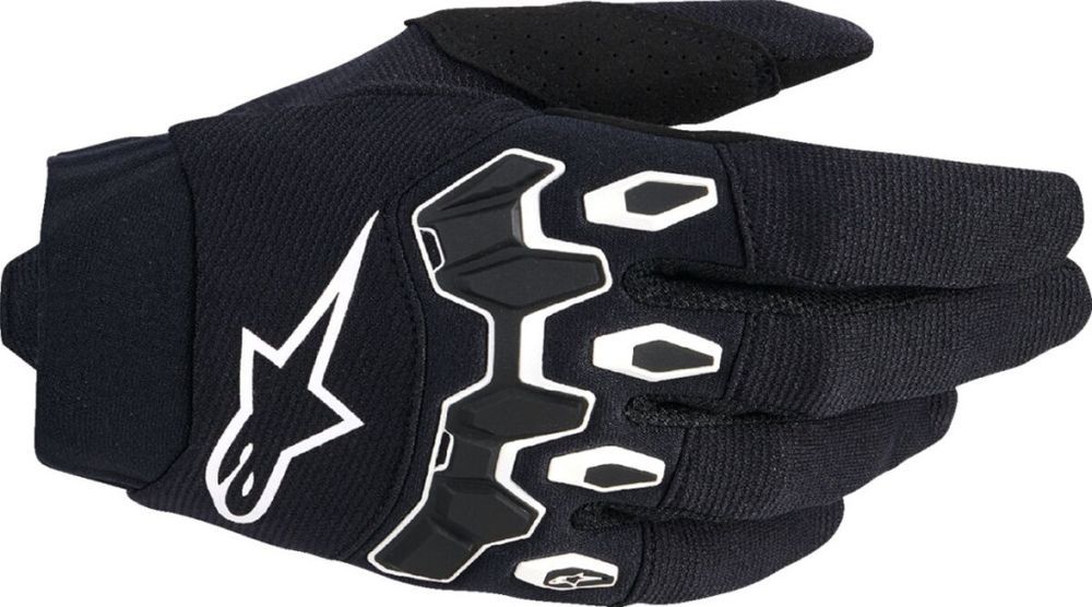 Manusi Cross Alpinestars Full Bore V2 negru/alb