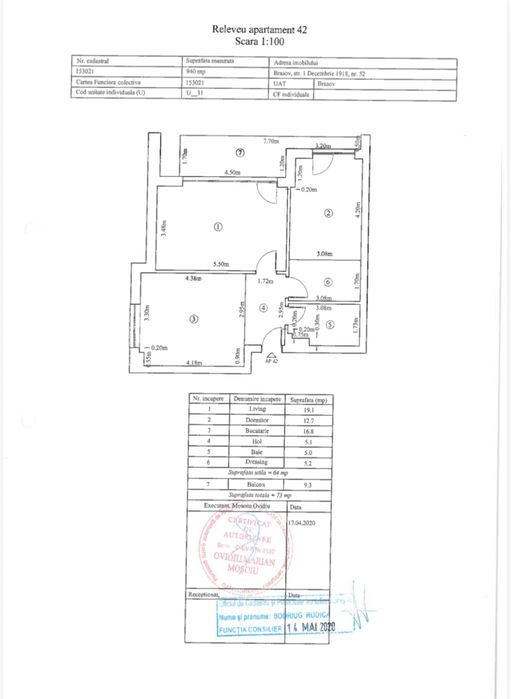 Apartament 2 camere Urban - Segovia Brașov