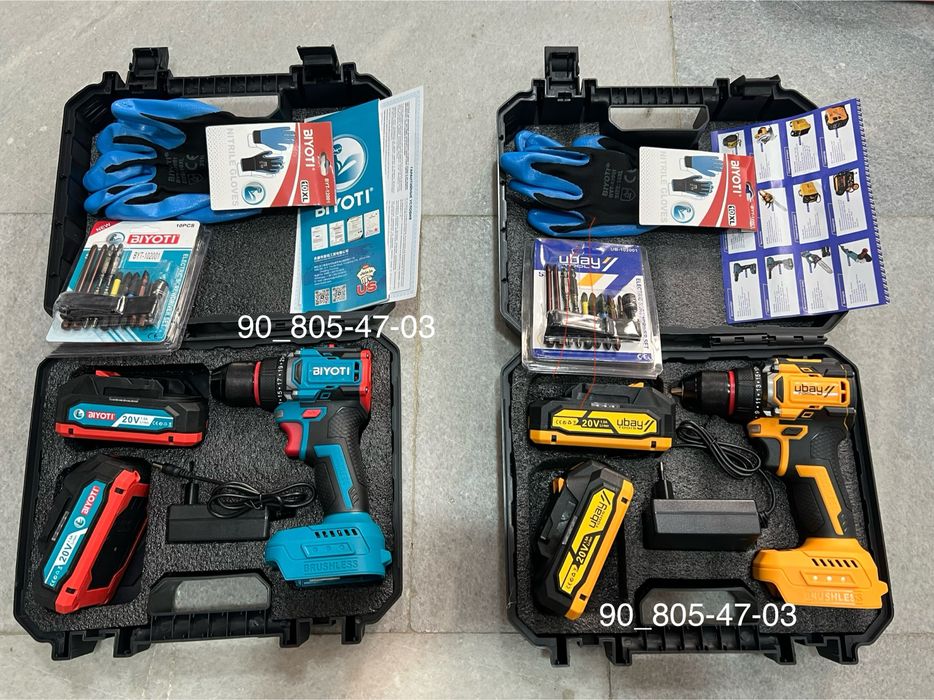 Шруповерт дрель шуруповерт бесщеточный