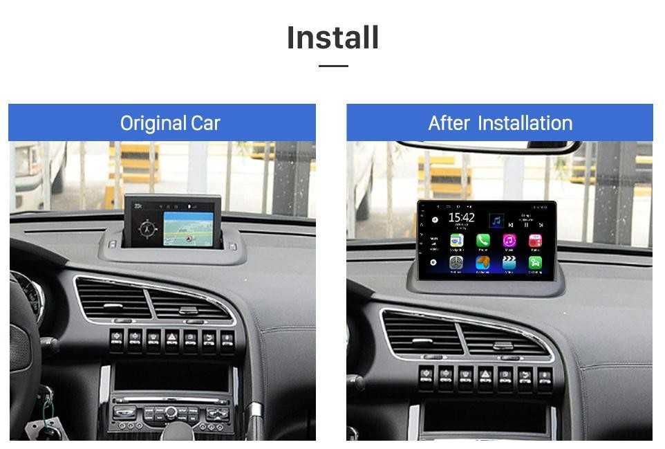 PEUGEOT 3008 2009/2015 9'' андроид навигация, 9807