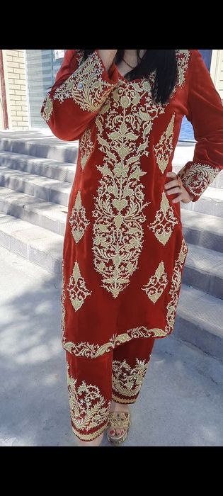 Платье женское со штанами