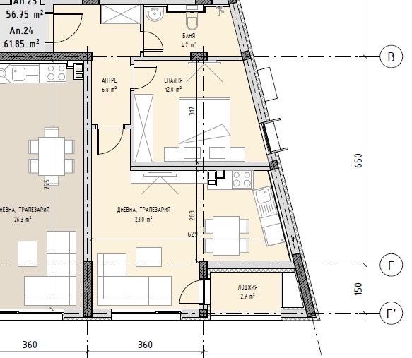 Продава се Двустаен апартамент в София, Студентски град - 67 кв.м за 1750 €/кв.м - Снимка #4