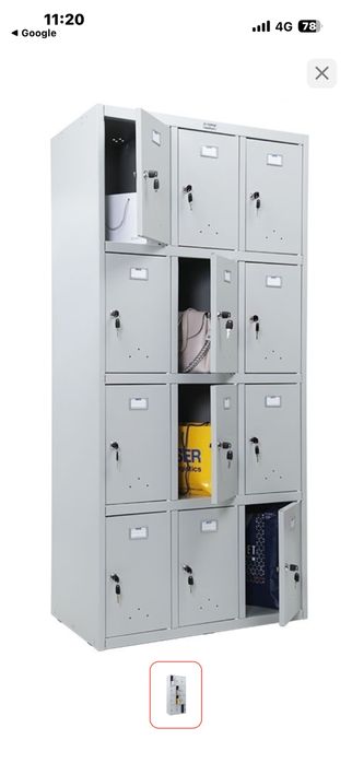 Продаю металлический шкаф для сумок