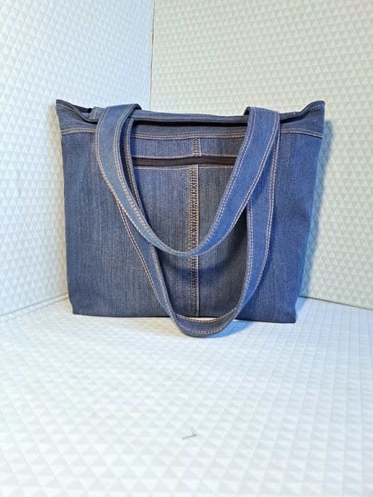 Сумка джинсовая, ручная работа.