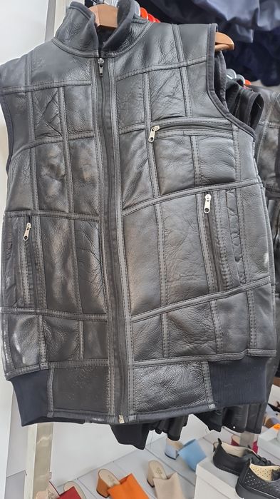 Мужская жилетка из натуральный кожи овчины: 50 у.е. - Мужская одежда ...