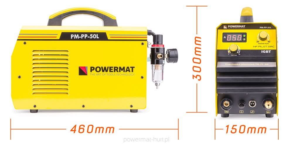 Aparat de taiat cu plasma 50A (IGBT) PPM-PP-50L , Powermat PM0800