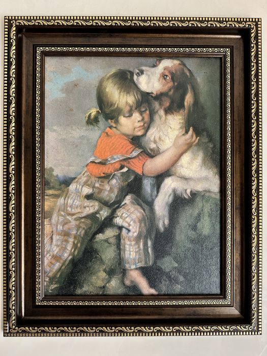 Стара картина с рамка