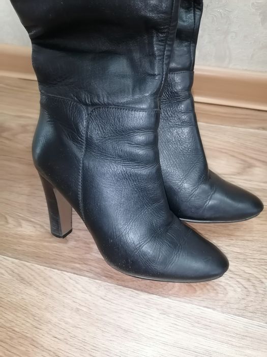 35размер кожаные ботинки осень