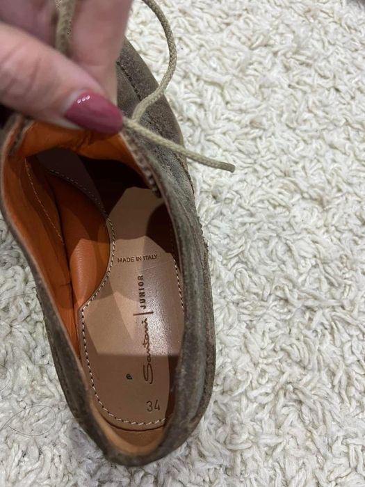 Pantofi piele SANTONI marimea 34