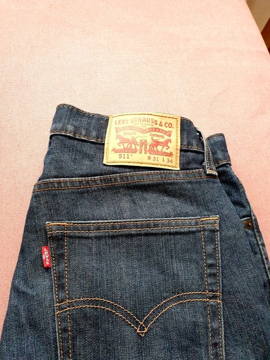 Blug Gros Iarna Jeans Levi Strauss Original Dama XS S M - 27 28 x32 34